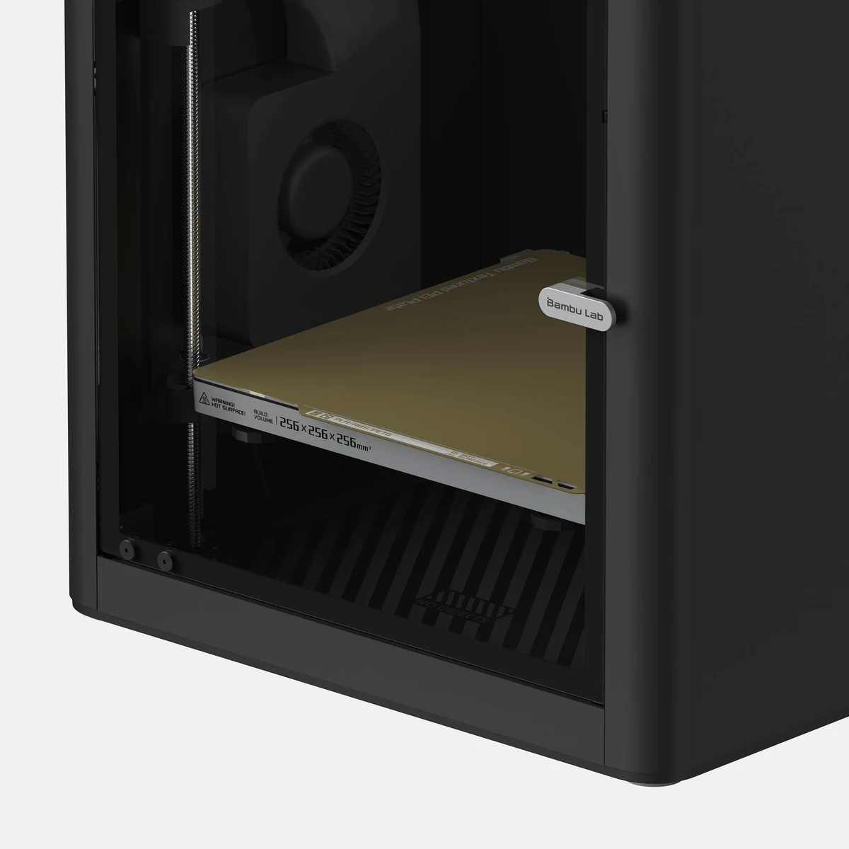Bambu Lab P1S build plate detail